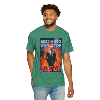 "Nothing Can Stop Trump", Unisex T-shirt (Dark Colors)