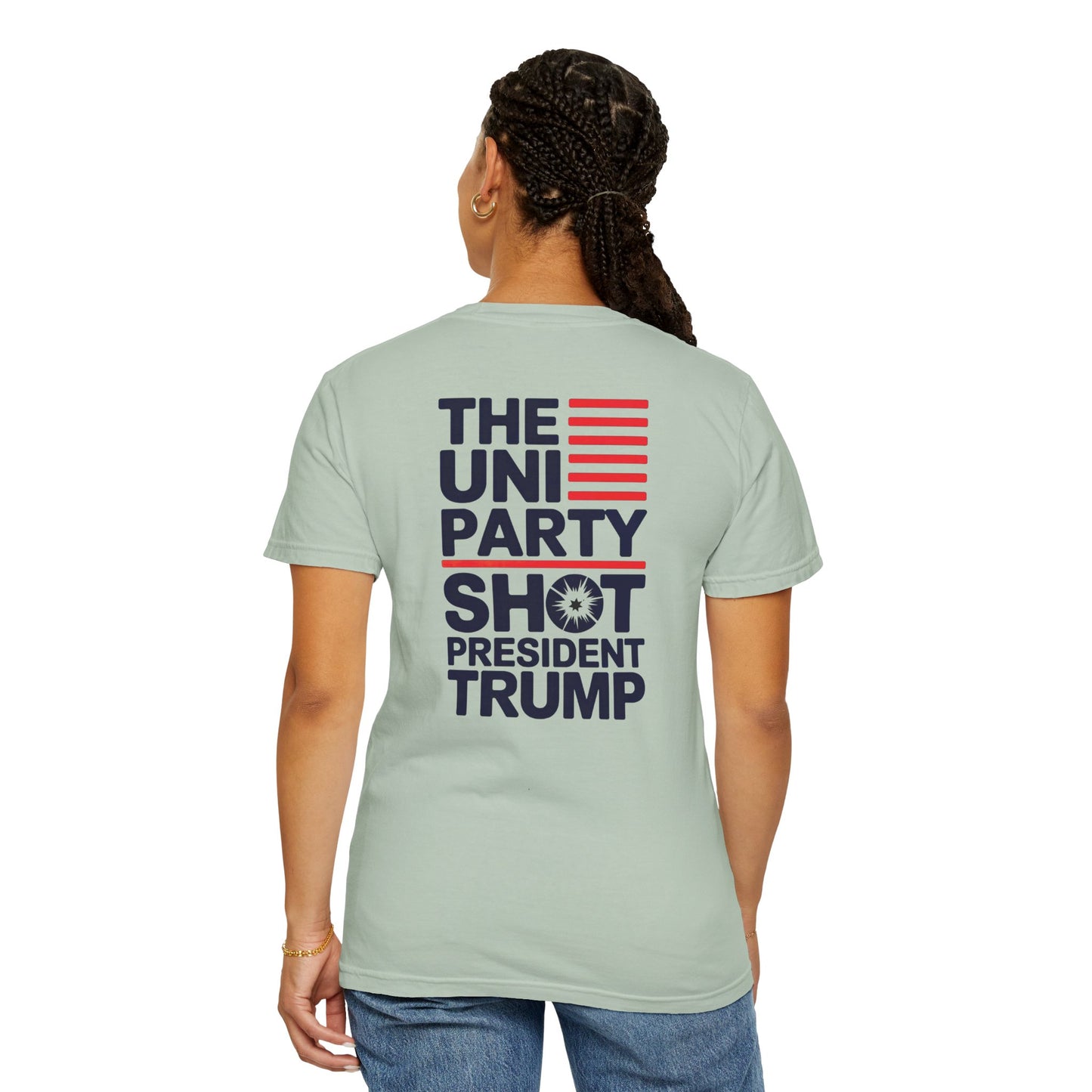 "The Uniparty Shot President Trump" #01, Unisex T-shirt