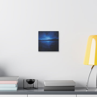 "Indigo Nights", Stretched Classic Canvas Fine Art Print