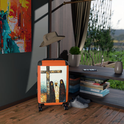 "At-the-Foot of the Cross - John 19:25", Suitcases (Dark Orange)