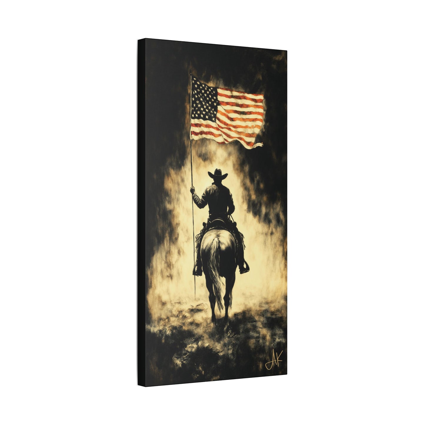 "Holding the Line", Stretched Classic Canvas Fine Art Print