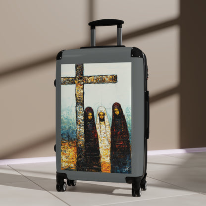 "At-the-Foot of the Cross - John 19:25", Suitcases (Dark Grey)