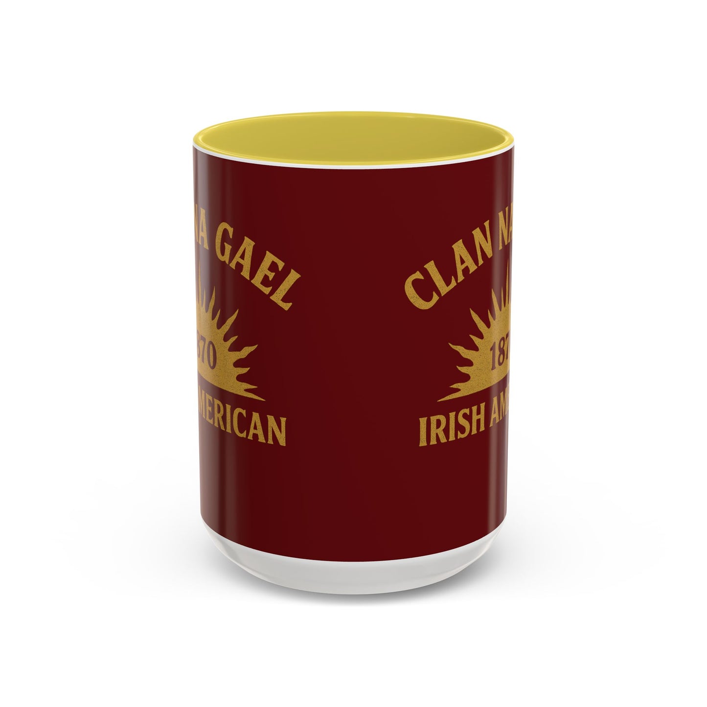 "Clan na Gael - Irish American", Colorful Mugs (11oz, 15oz) (Palladius Red)