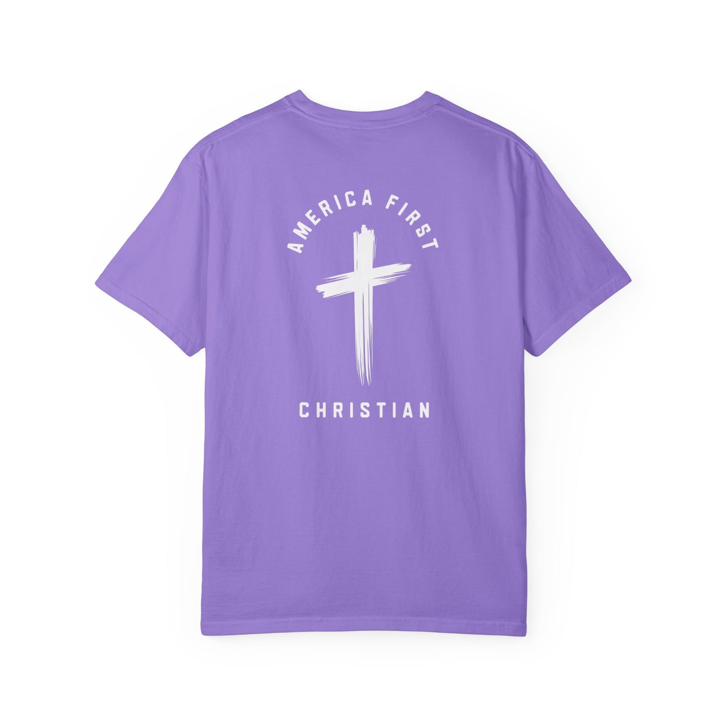 "America First Christian" #05, Unisex T-shirt (Dark Colors)