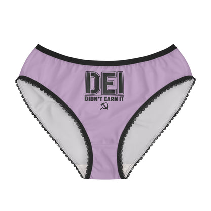 "DEI - Didn't Earn It" #14, Women's Briefs (Mauve)