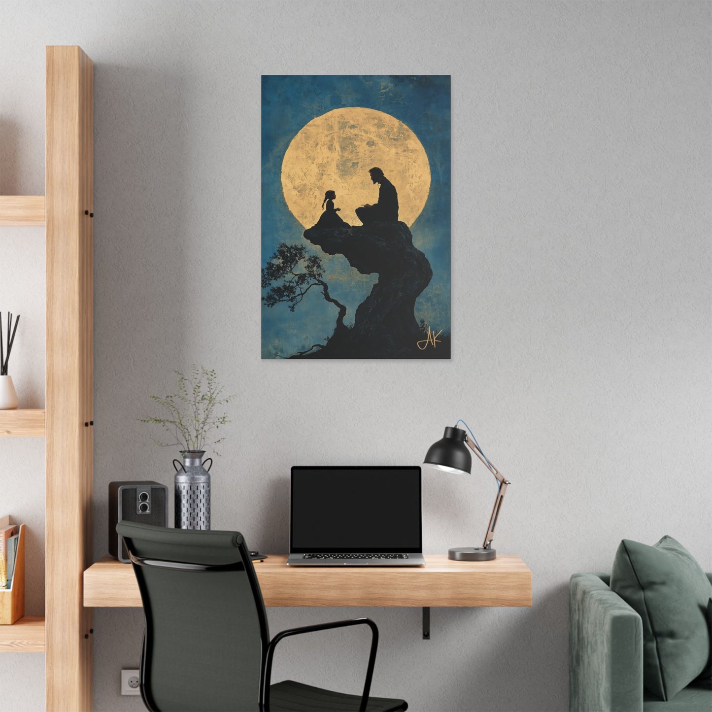 "Honest Answers", Classic Stretched Canvas Fine Art Print