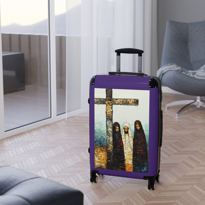 "At-the-Foot of the Cross - John 19:25", Suitcases (Purple)