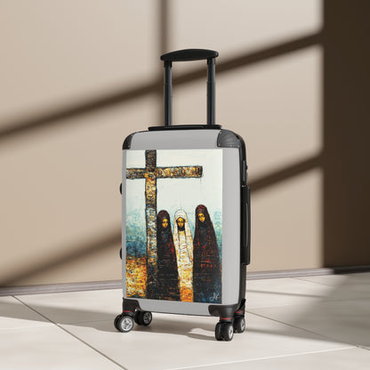 "At-the-Foot of the Cross - John 19:25", Suitcases (Light Grey)