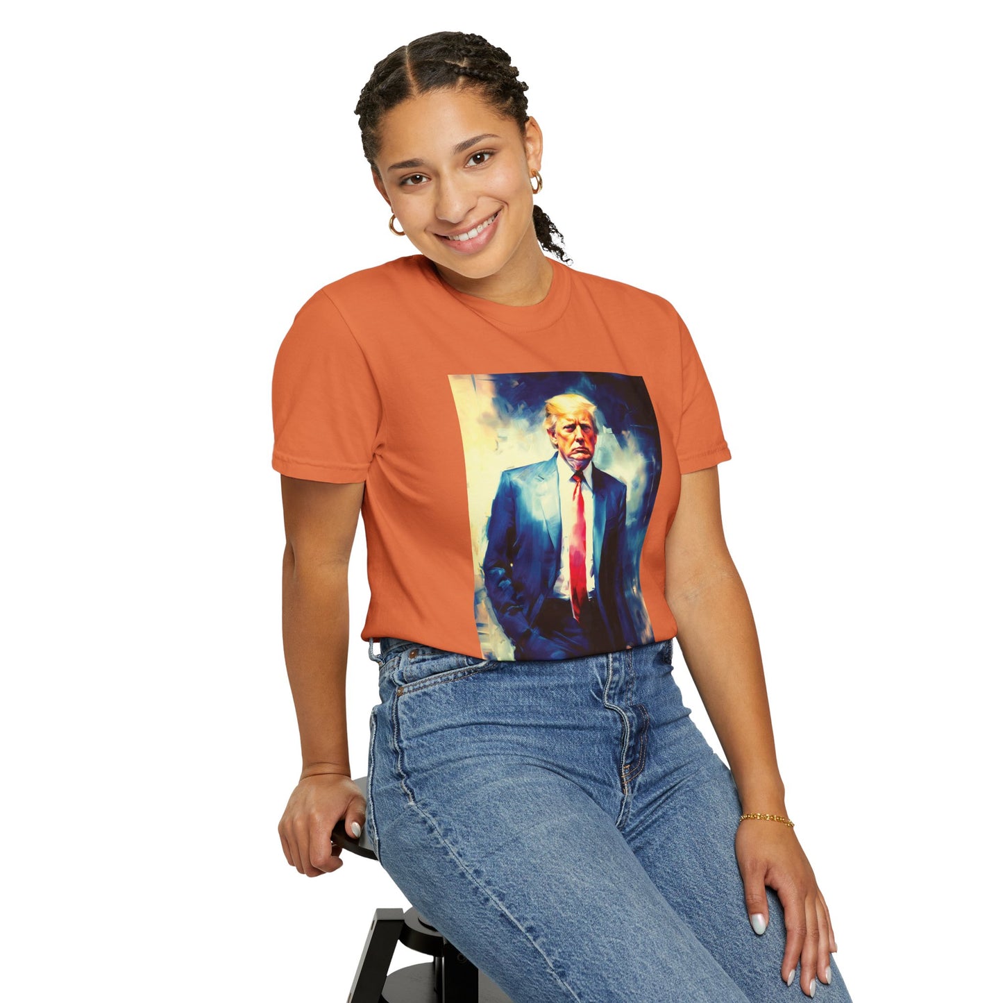 "Trump Portrait No. 6", Unisex T-shirt (Dark Colors)