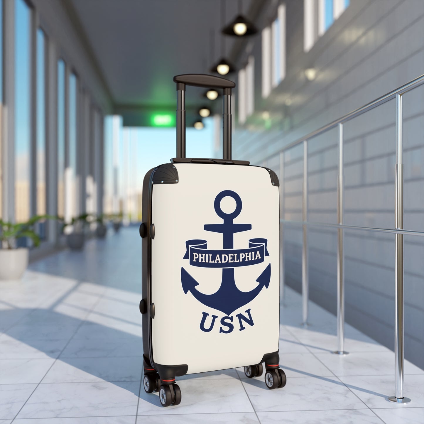 "USN Anchor", Suitcase (Whitecap)