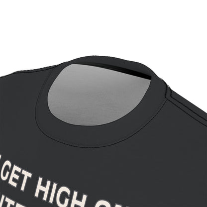 "Intelligent Conversation", Unisex T-shirt (Black Gray)