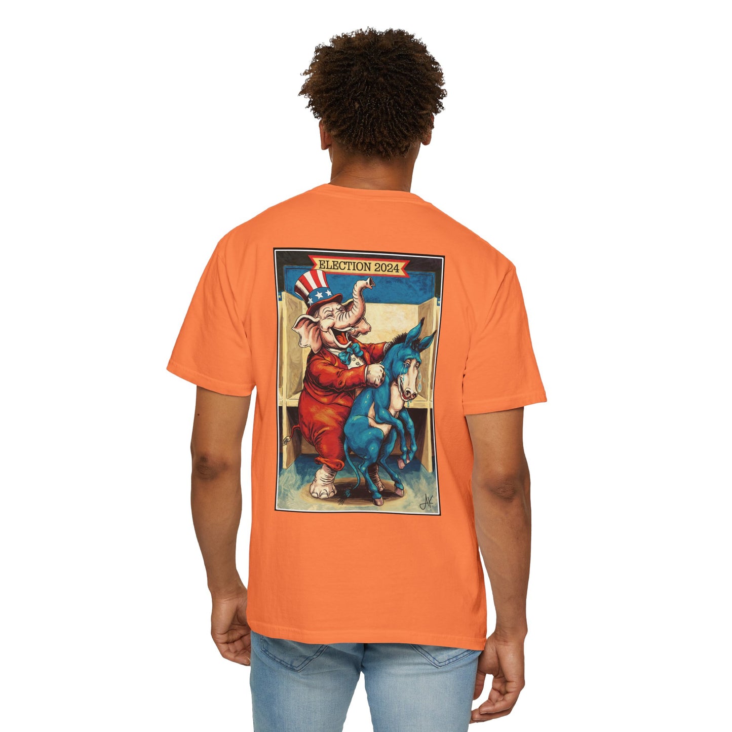 "MAGA Spanked the Donkeys 2024", Unisex T-shirt (Light Colors)