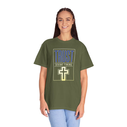 "Trust Divine Timing" #01, Unisex T-shirt