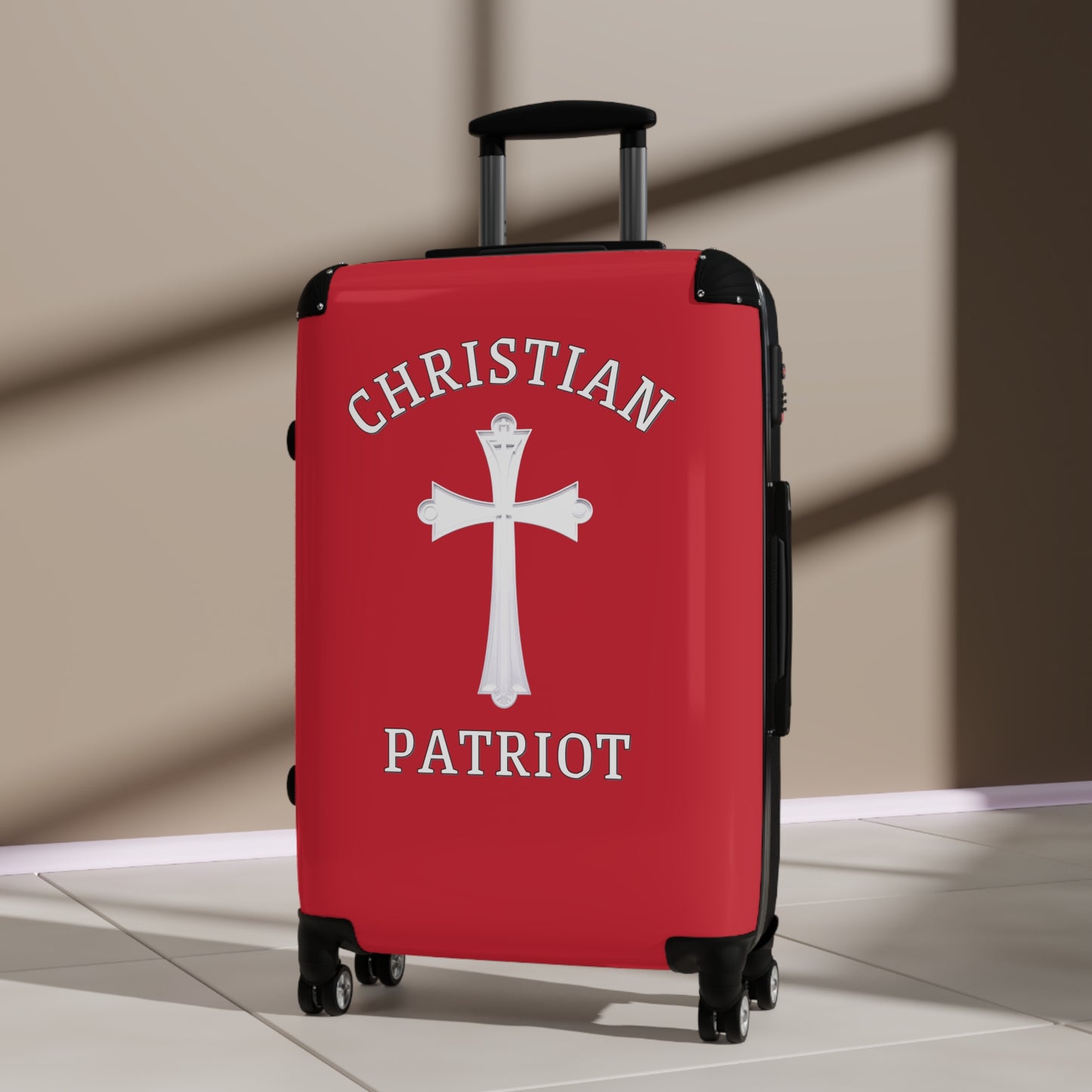 "Christian Patriot" #04 Suitcases (Cherry Red)
