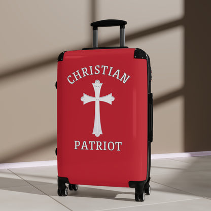 "Christian Patriot" #04 Suitcases (Cherry Red)