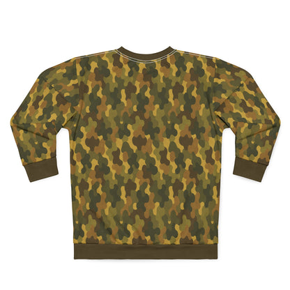 "SASR Day-Ops Camouflage", Unisex Sweatshirt (SASR Brown Cuffs and Collar)