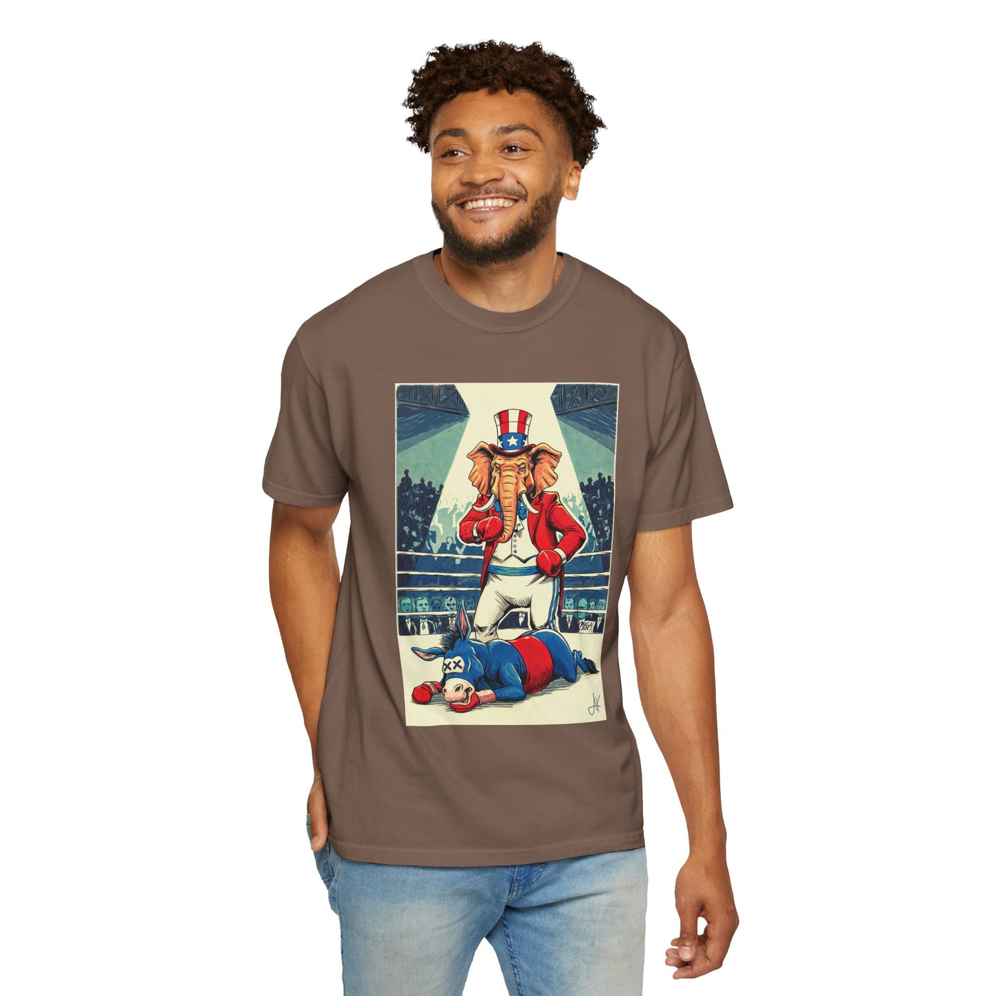 "Brutal Woke Knockout 2024", Unisex T-shirt (Light Colors)