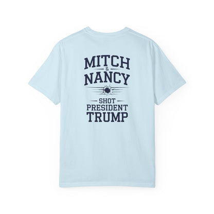 "Mitch & Nancy Shot President Trump", Unisex T-shirt