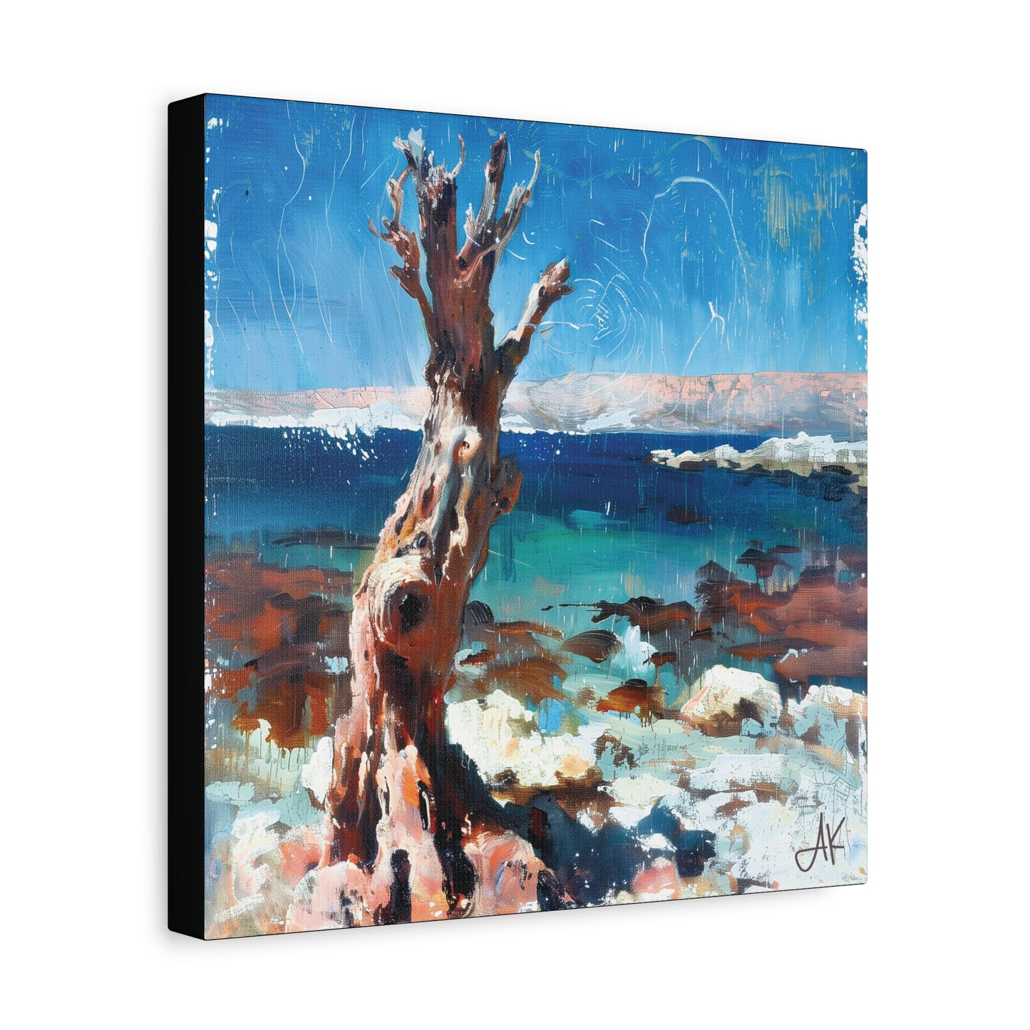 "Littoral Watch – Relic of the Gaelic Coast", Fine Art Matte Canvas, Stretched, 1.25"