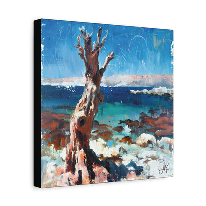 "Littoral Watch – Relic of the Gaelic Coast", Fine Art Matte Canvas, Stretched, 1.25"
