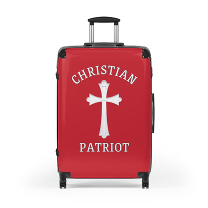 "Christian Patriot" #04 Suitcases (Cherry Red)