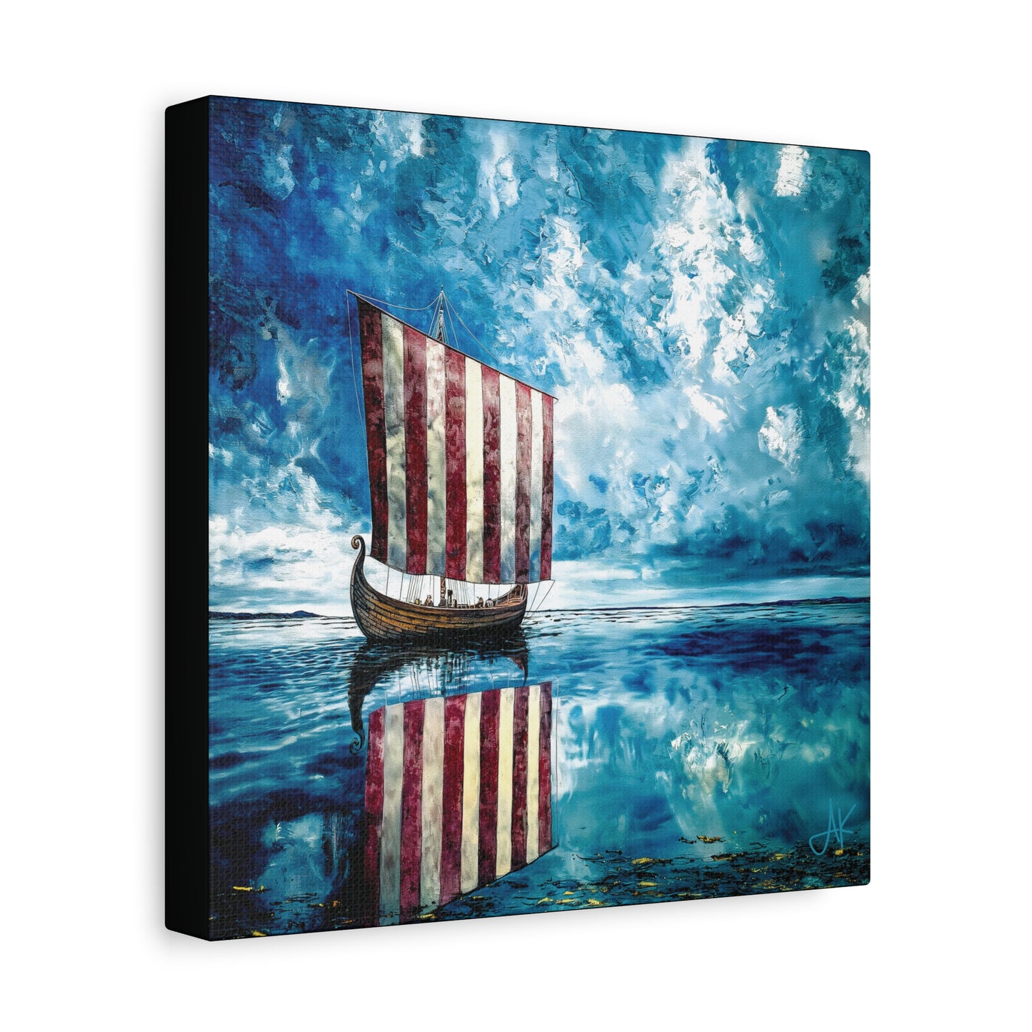 "First Keel at Cille Pheadair", Fine Art Matte Canvas, Stretched, 1.25"