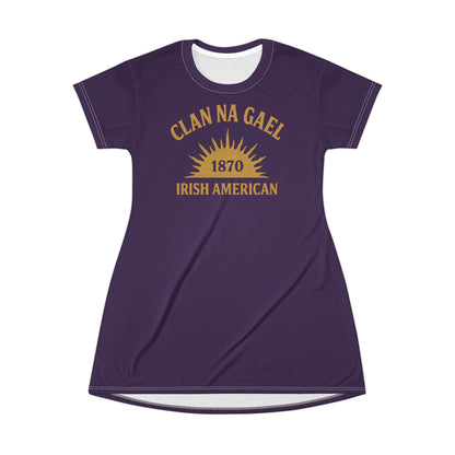 "Clan na Gael - Irish American", T-Shirt Dress (Beaker People)