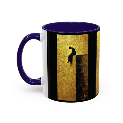 "In Darkest Hour He Is With Me", Colorful Mugs (11oz, 15oz)