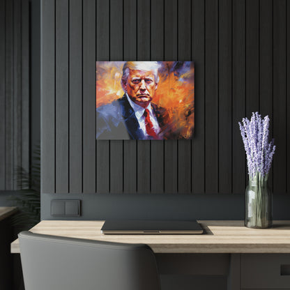 "Trump Portrait" #09, Acrylic Wall Prints (French Cleat Hanging)