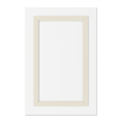 "Proverbs 21:19 (KJV)", Acrylic Wall Prints (French Cleat Hanging) (Peatshadow Black)
