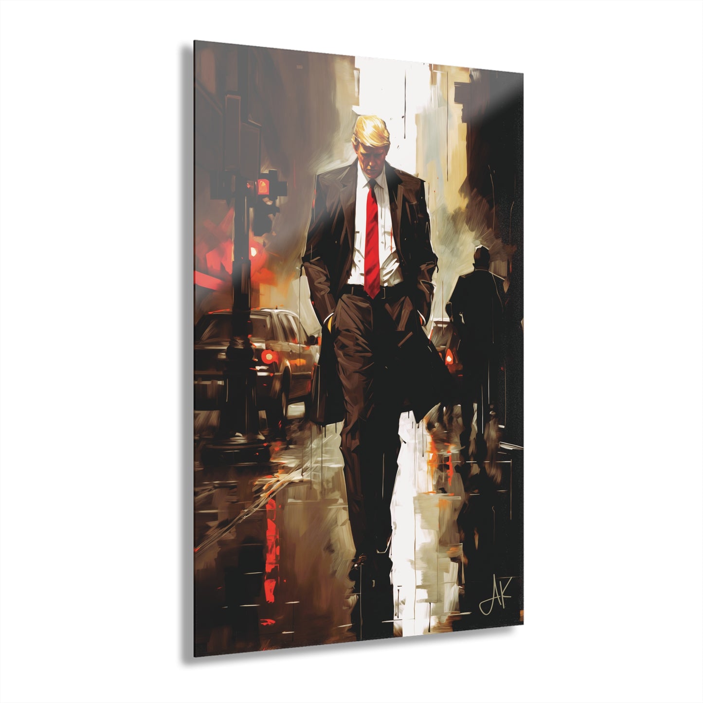 "Future President - 1970's New York", Acrylic Wall Prints (French Cleat Hanging)