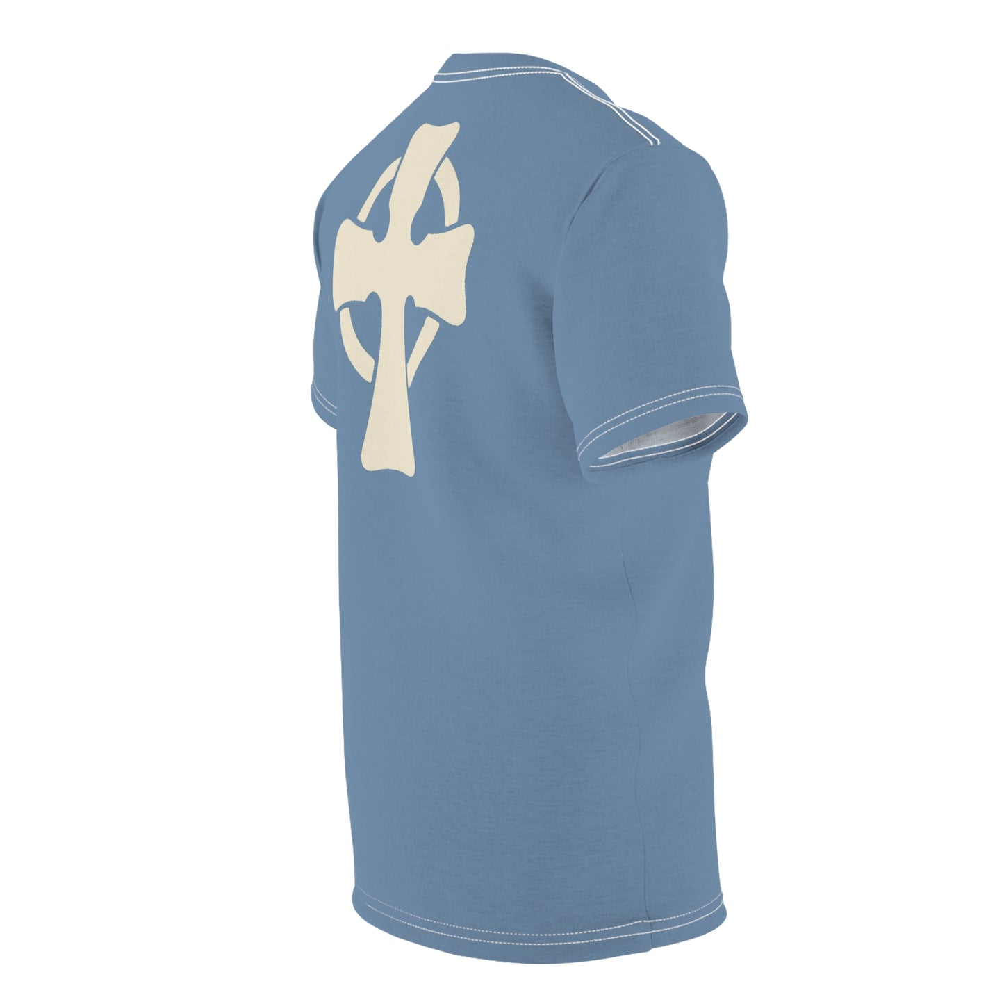 "Retro Jesus", Unisex T-shirt (Faded Denim)