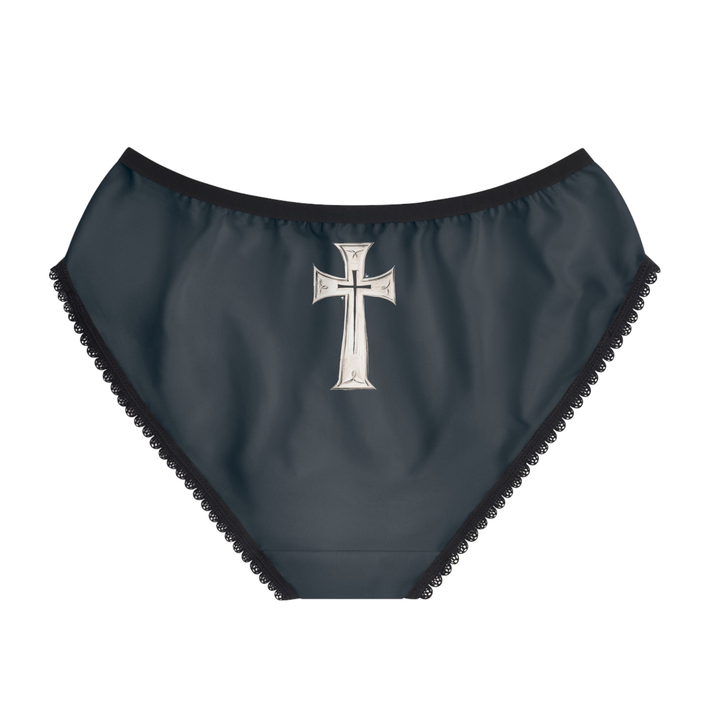 "First Darkness Then Comes Light" #02, Women's Briefs (Atlantic Storm Blue)