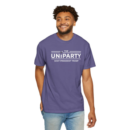 "The Uniparty Shot President Trump" #03, Unisex T-shirt