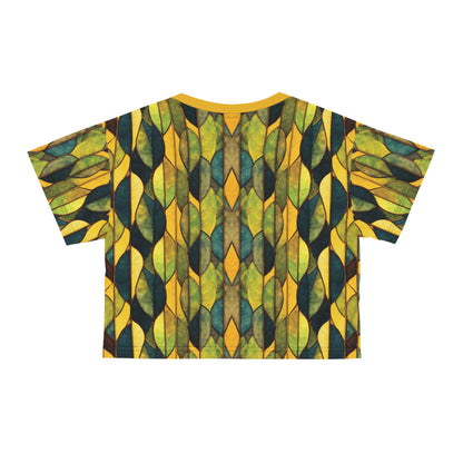 "Inner Grove", Crop Tee (Amber Collar)