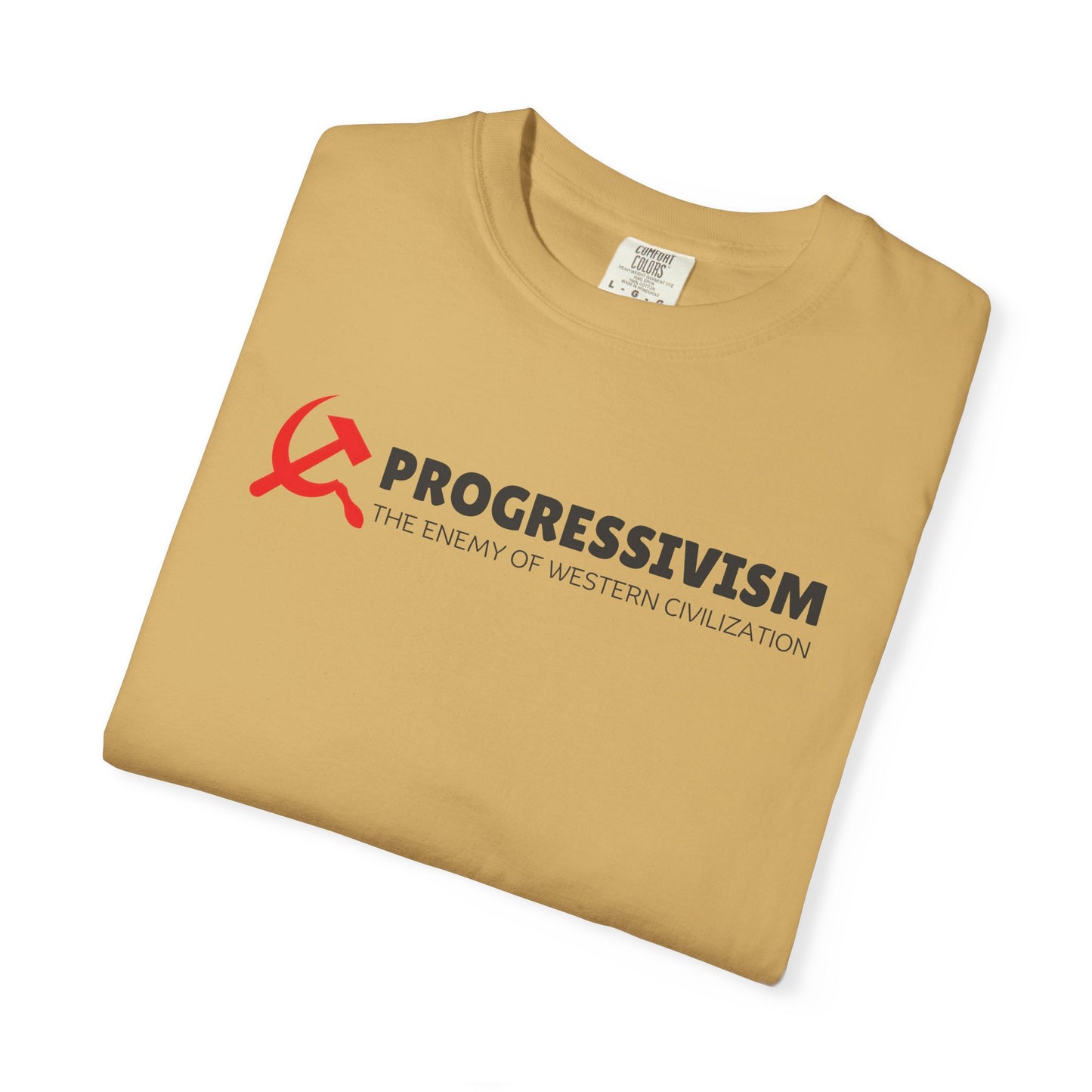 "Progressivism - Enemy of Western Civilization", Unisex T-shirt (Light Colors)
