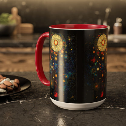 "Ancient Connection to God", Colorful Mugs (11oz, 15oz)