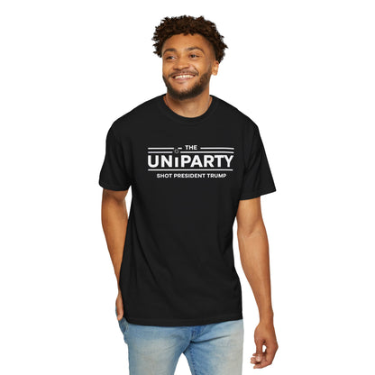 "The Uniparty Shot President Trump" #03, Unisex T-shirt