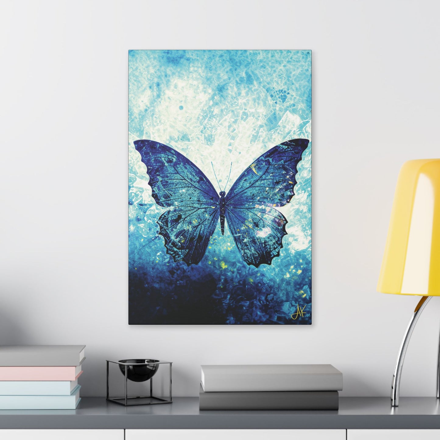 "Reborn" 2 Corinthians 5:17 (KJV), Stretched Classic Canvas Fine Art Print