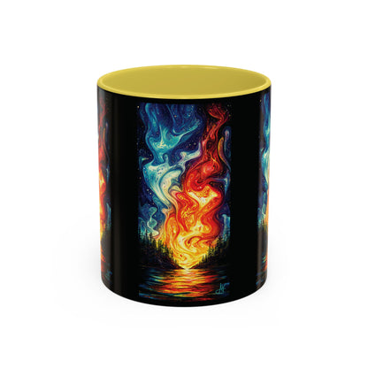 "Naomh Solus (Gaelic) - Sacred Light (English)", Colorful Mugs (11oz, 15oz)