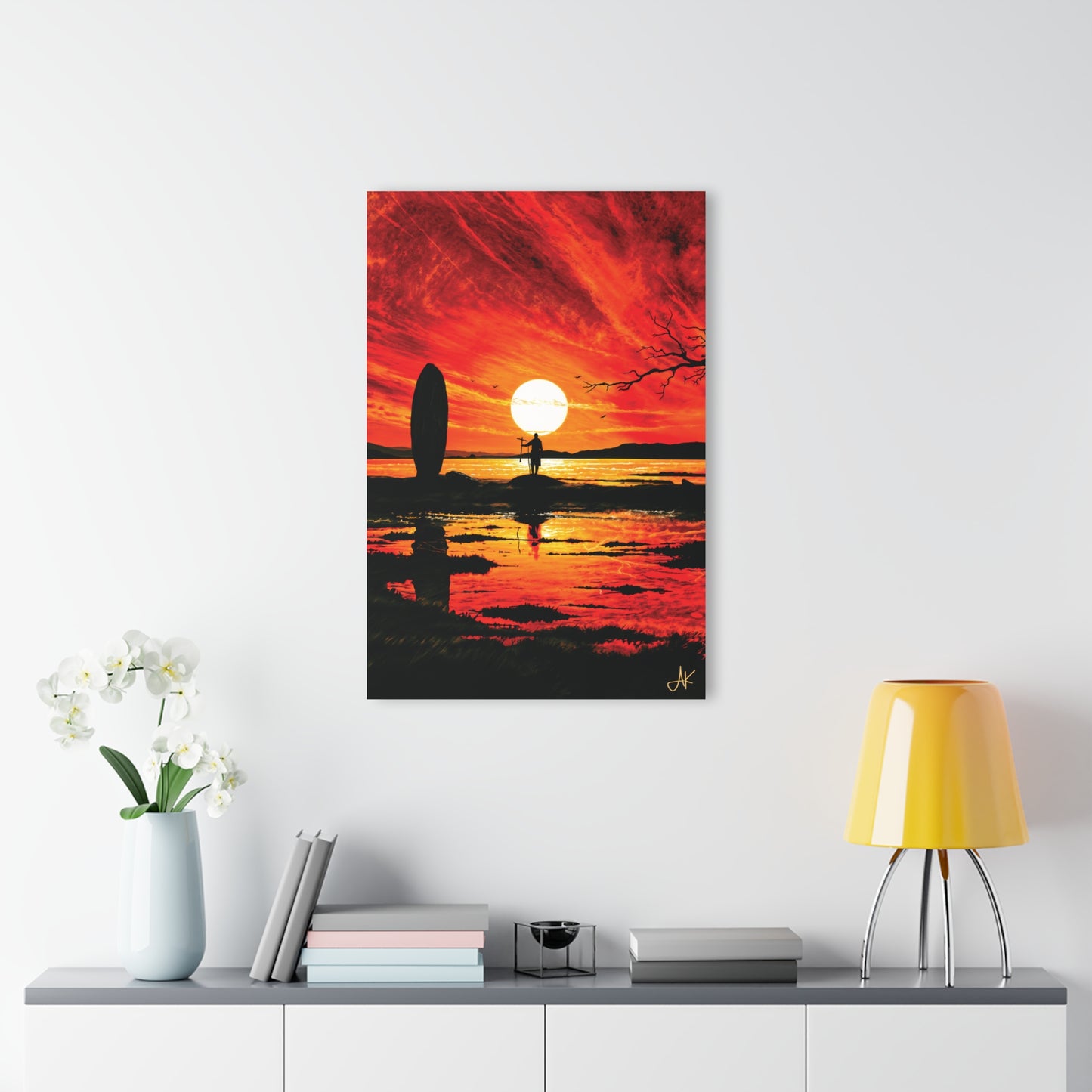 "The First Mission (St. Columba)", Fine Art Acrylic Wall Prints (French Cleat Hanging)