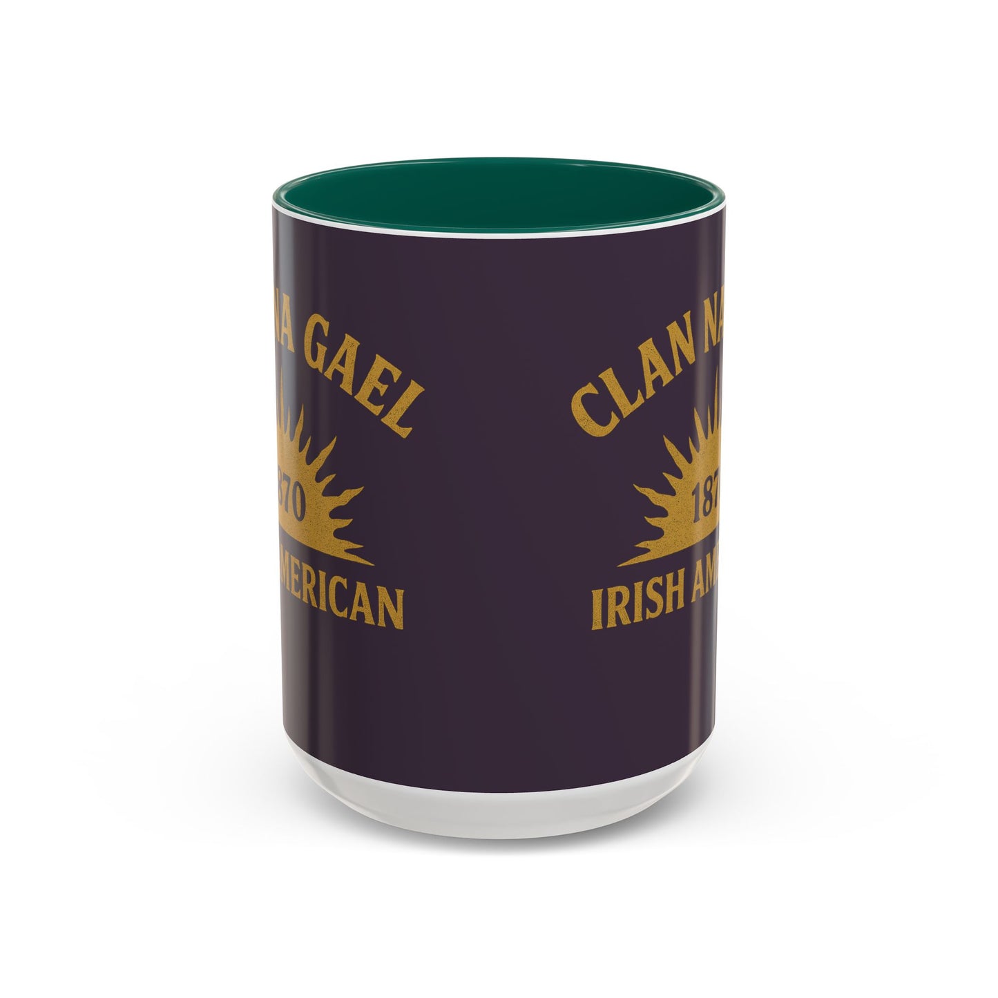 "Clan na Gael - Irish American", Colorful Mugs (11oz, 15oz) (Purple Verbena)