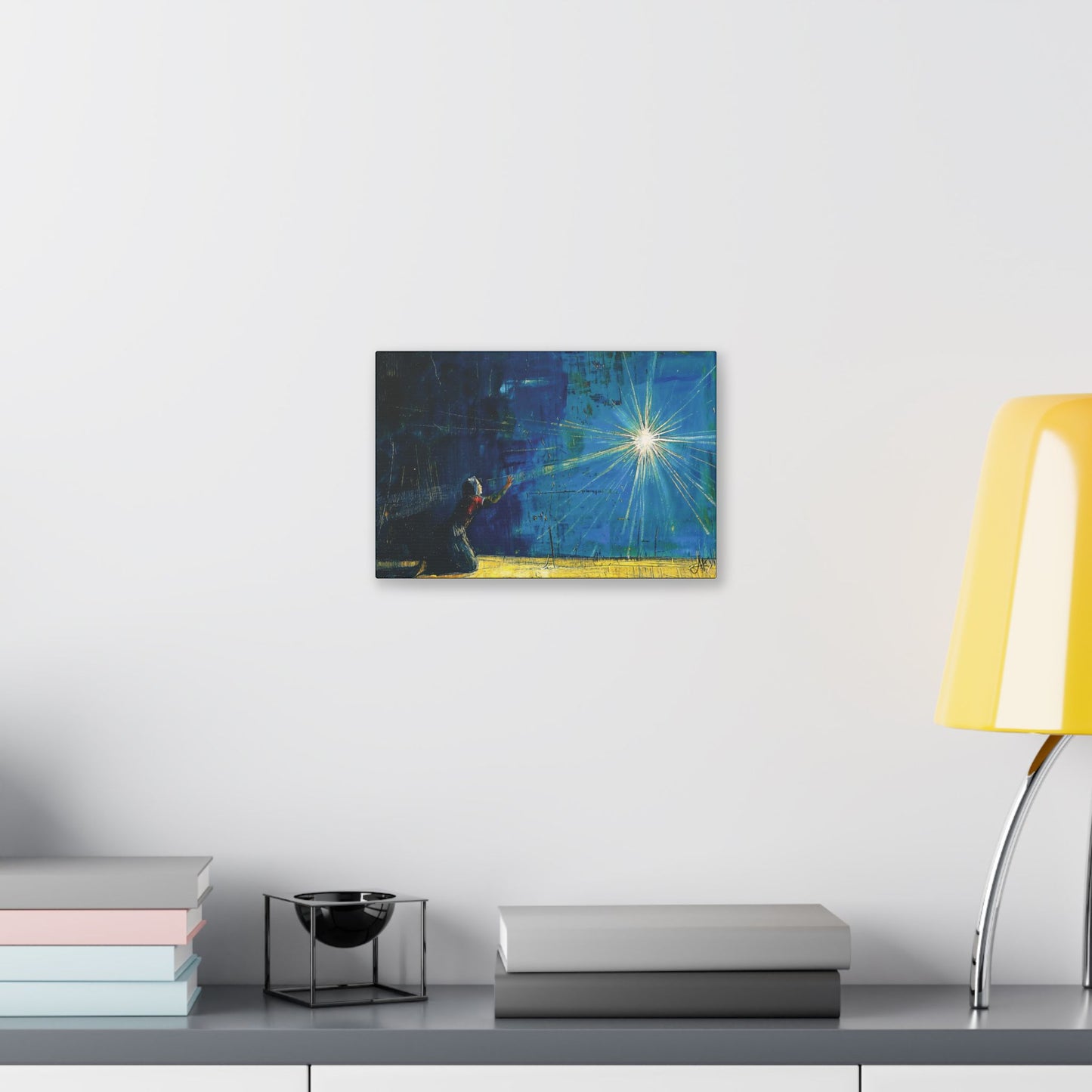 "Miraculous Connection", Stretched Classic Canvas Fine Art Print