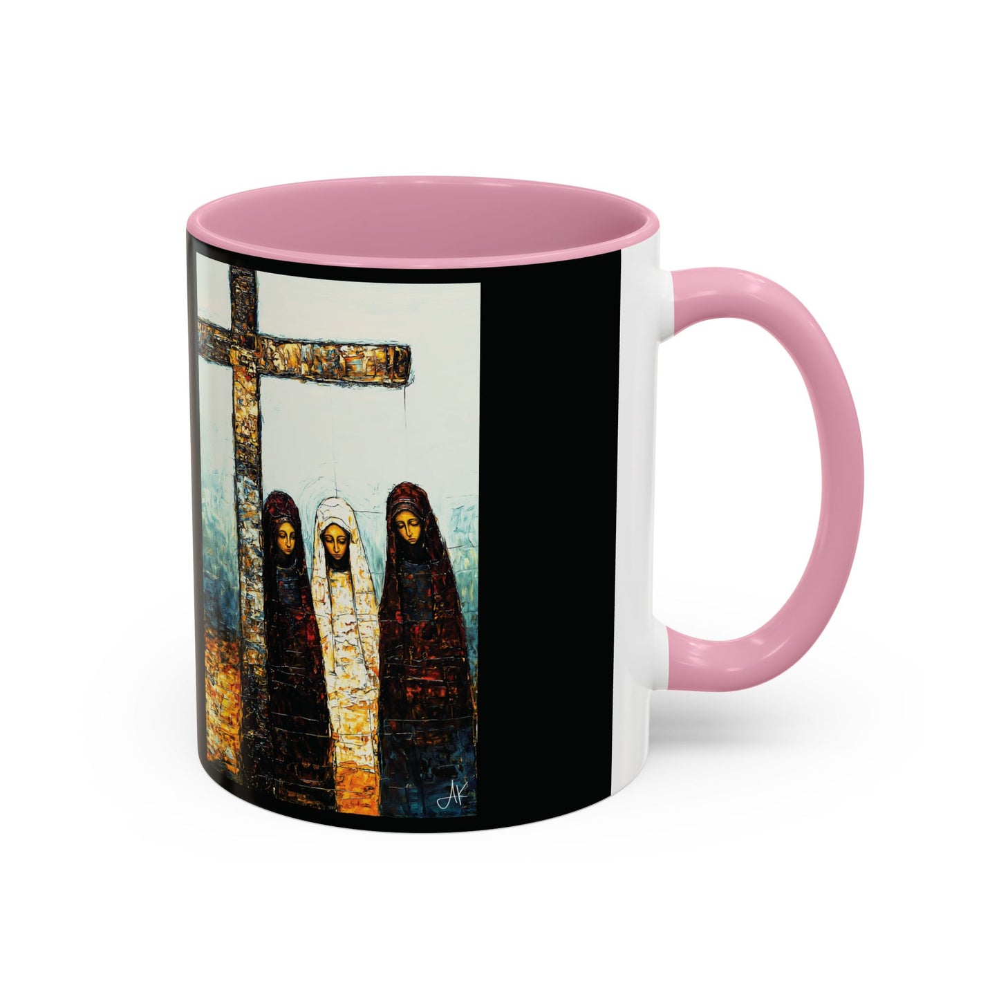 "At-the-Foot of the Cross - John 19:25", Colorful Mugs (11oz & 15oz)