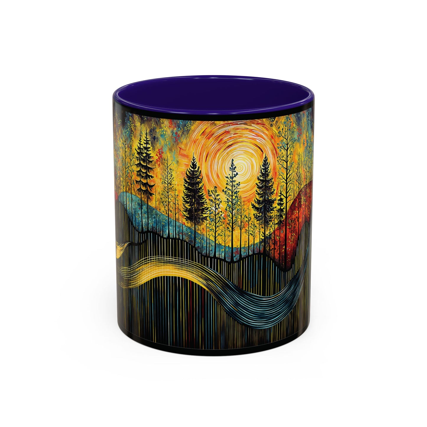 "Sacred Resonance", Colorful Mugs (11oz, 15oz)