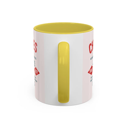 "Delicious Cherries", Colorful Mugs (11oz, 15oz) (Sea Salt Sherbet)
