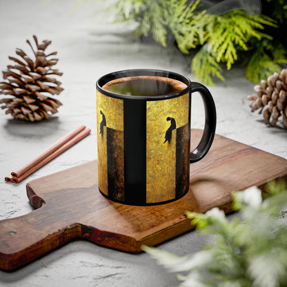 "In Darkest Hour He Is With Me", Colorful Mugs (11oz, 15oz)