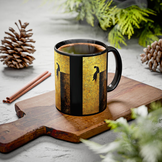 "In Darkest Hour He Is With Me", Colorful Mugs (11oz, 15oz)