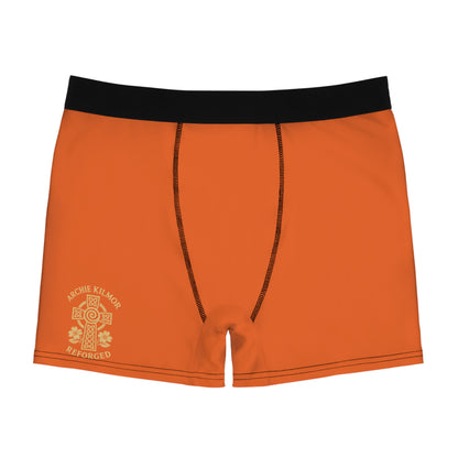 "Archie Kilmor Cross - Reforged" #01, Men's Boxer Briefs (Coral Gum Orange)