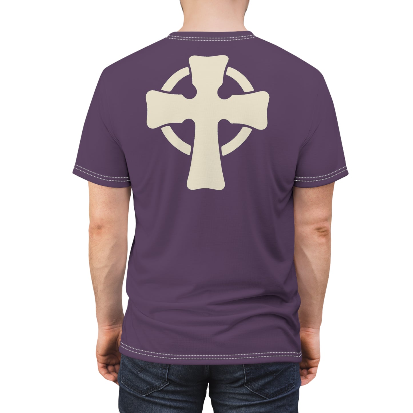 "Retro Jesus", Unisex T-shirt (Purple People Eater)